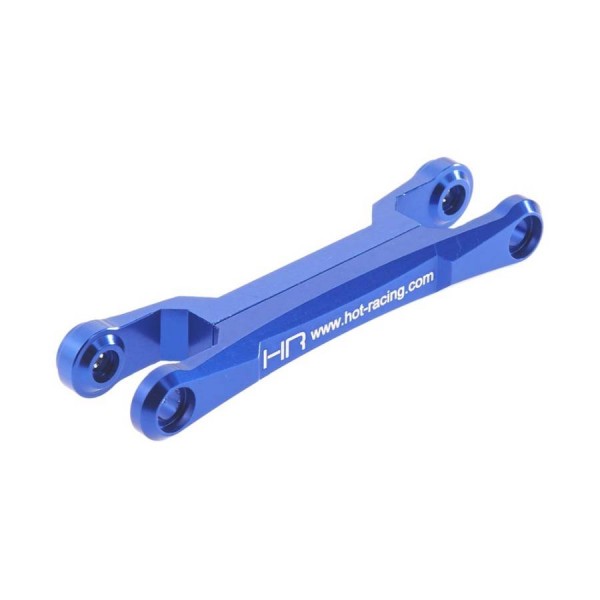 Hot-Racing Aluminum Steering Rack Center Brace, Blue, (X-Maxx)