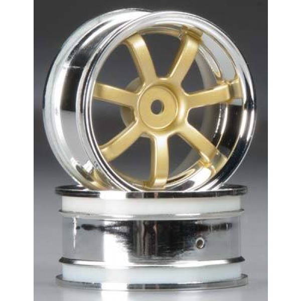 HPI Racing Rays Gram Lights 57S-PRO3mm Offset, Chrome/Gold 