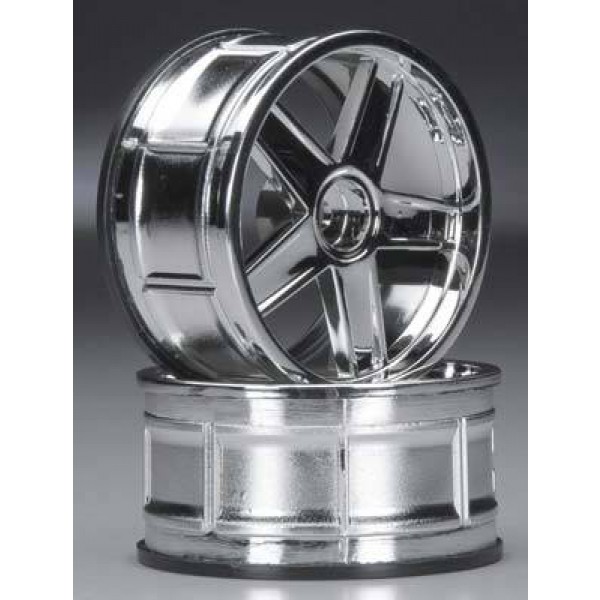 HPI Racing LP29 Wheels, MF Type, 3mm Offset, Chrome (2)