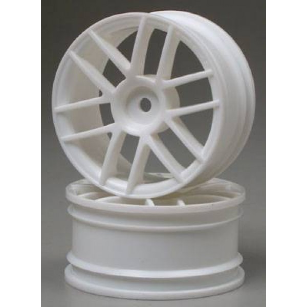 HPI Racing Split 6 Wheels 26mm, White (2)