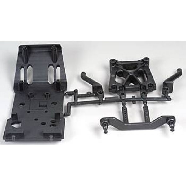HPI Racing SKID PLATE/BODY MOUNT/SHOCK TOWER SET (Savage 21)
