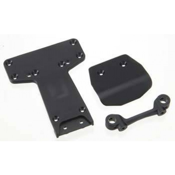 HPI Racing Skid Plate/Rear Chassis Set FS