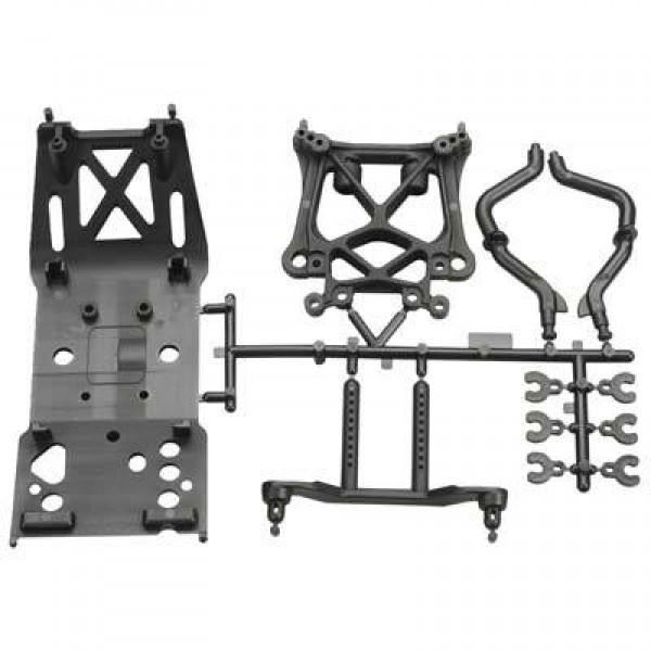 HPI Racing Skid Plate/Body Mount/Shock Tower Set (Savage X)
