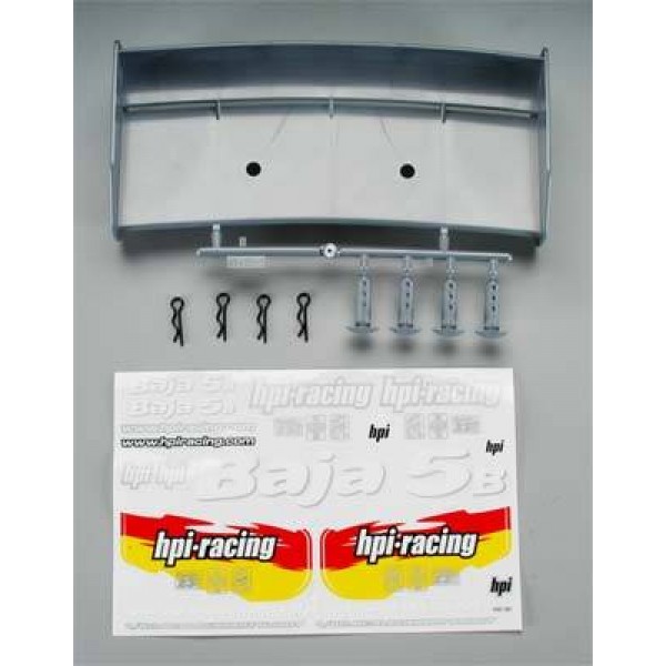 HPI Racing Wing Set Silver, (Baja 5B)