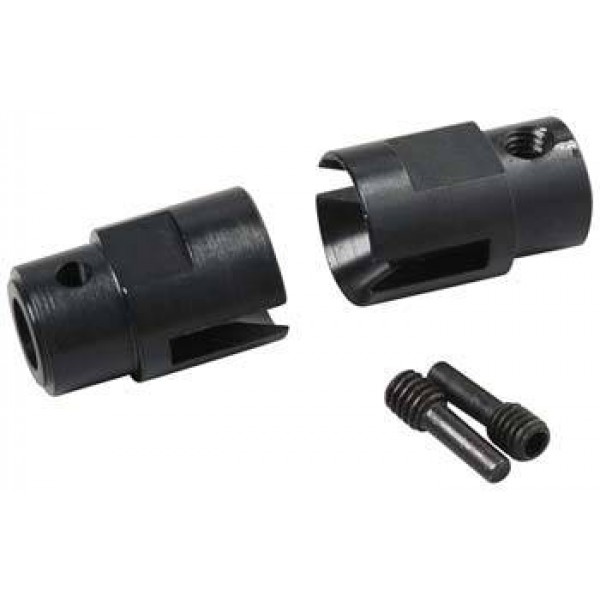 A set of two (2) HPI Racing part #86082, Cup Joints, 6x13x20mm, Black for Savage 21