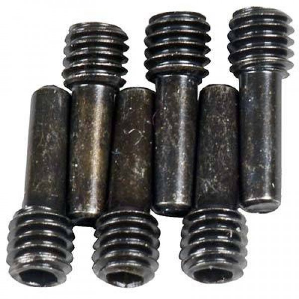 HPI Racing Screw Shafts, M4x2x12mm, Black (Savage 21) (6)