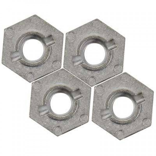 HPI Racing Hex Wheel Hub, 17mm, Silver (Savage X)