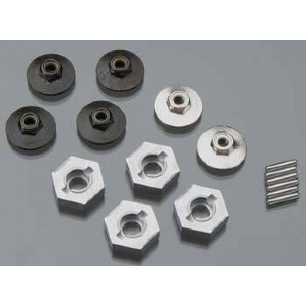 HPI Racing Hex Hub Set, 17mm with Lock Nuts (4)