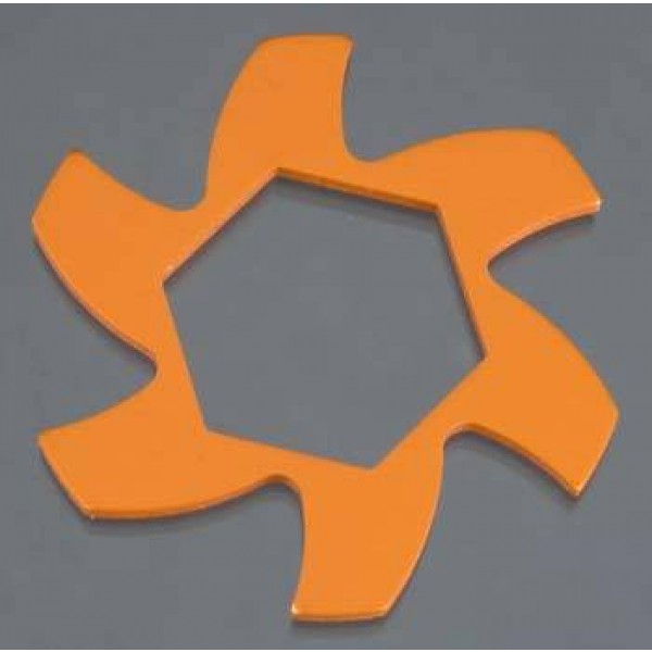 HPI Racing Brake Disk Fin Plate, Orange (Baja)