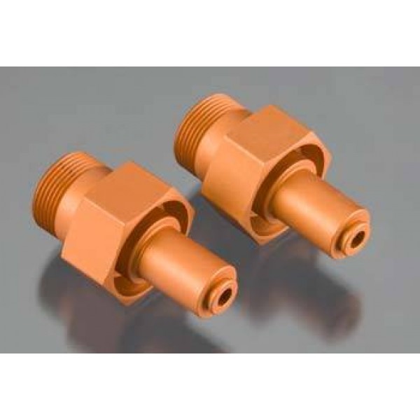 HPI Racing Front Hex Hub 24mm, Orange (Baja) (2)