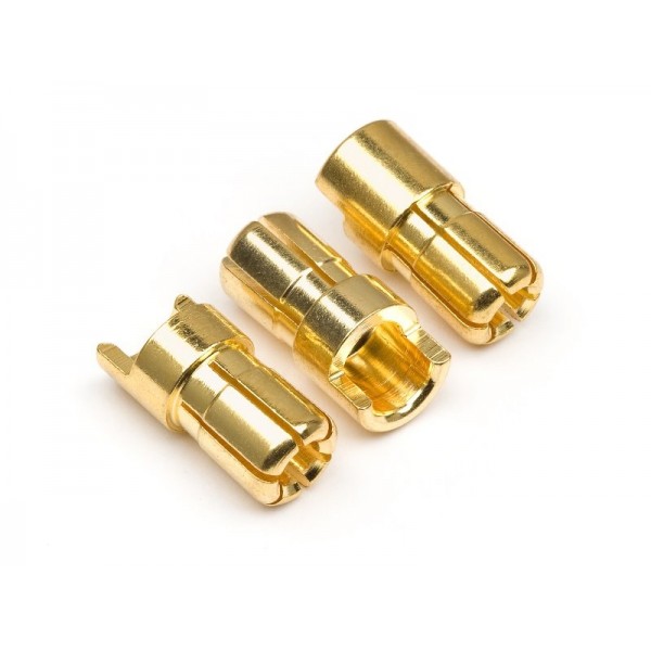 HPI Racing 6.0mm Male Gold Connectors (3pcs)