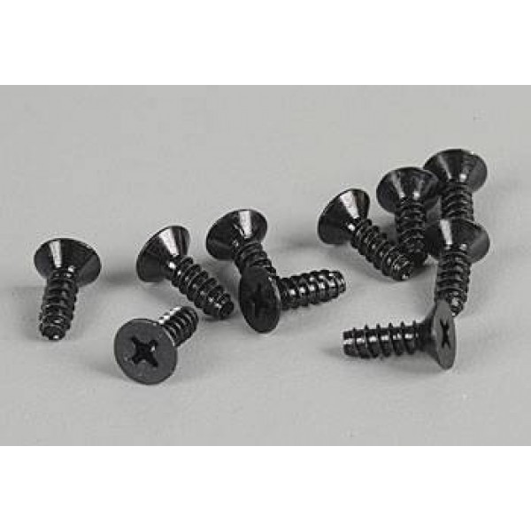 HPI Racing TP Flat Head Screws, M4x12mm (10)