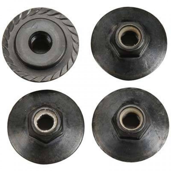 HPI Racing Flanged Locknut M5X8mm, Black (Savage X) (4)