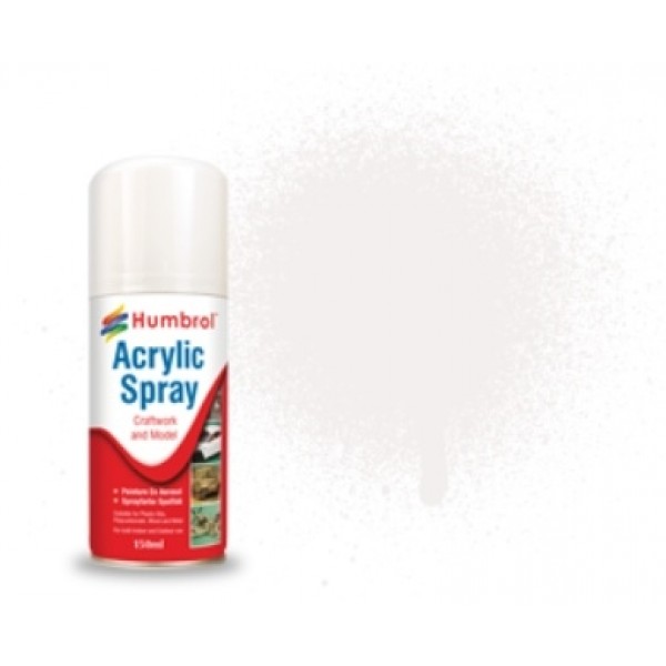 White Matt - 150ml Acrylic Spray Paint
