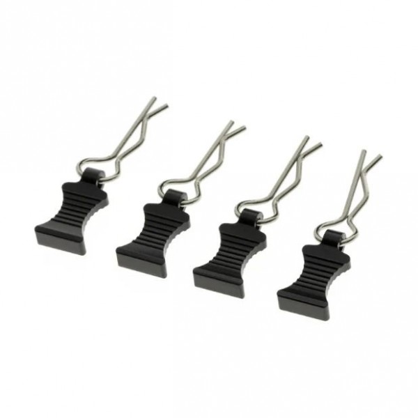 Imex 1/10 Large Body Pins, Black (4)