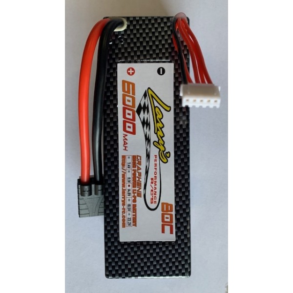 LPRCs Graphene LiPO 6000mAh 4s 4.8V 80c Battery with Traxxas Connector