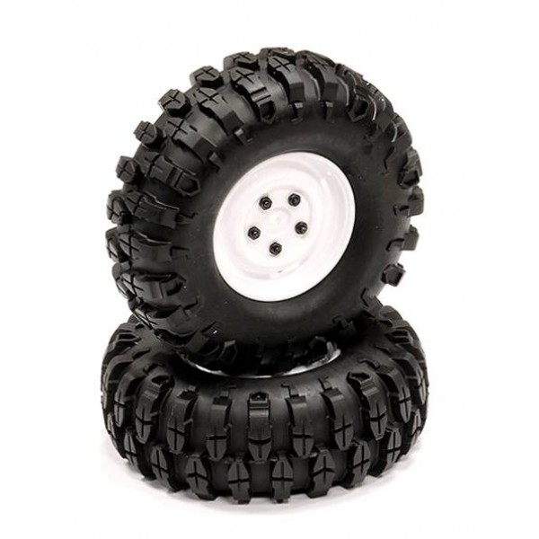 C23730WHITE Rover Style 1.9 Wheels All Terrain Tire (2)