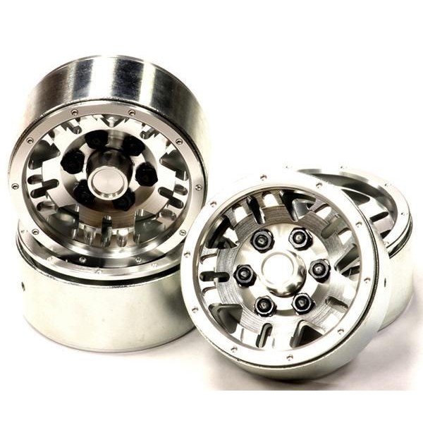 Integy 1.9" Size Billet Machined Alloy 5 Spoke High Mass Wheels (4)