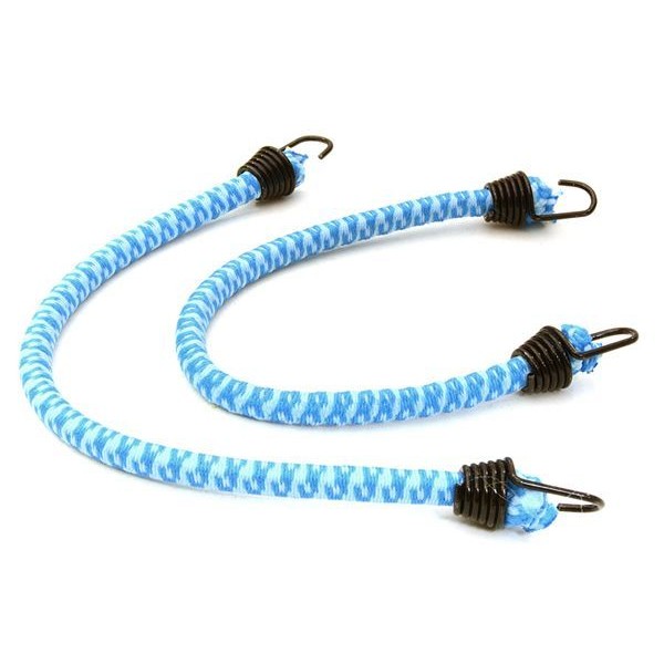 Integy Scale 4x150mm Bungee Cords Black/Cyan