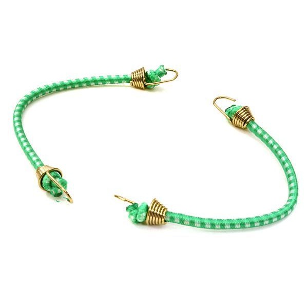 Integy Scale 3x100mm Bungee Cords Gold/Green