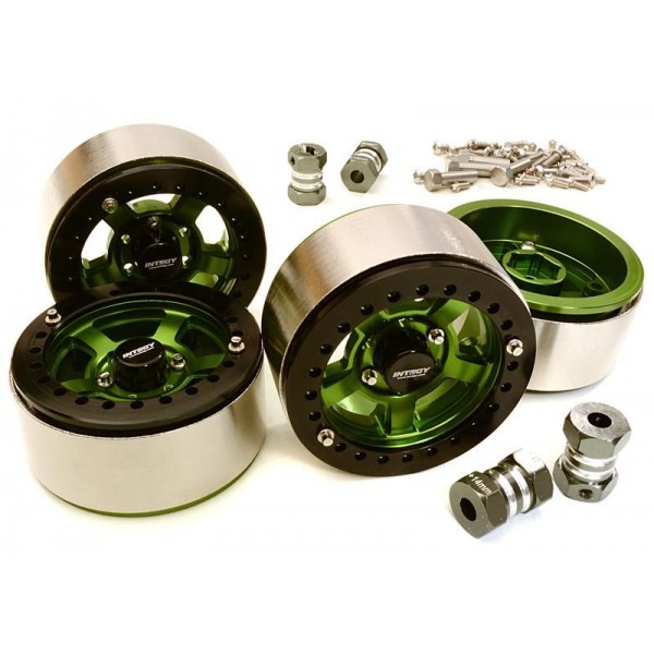 Integy 1.9" Machined High Mass Wheels with 14mm Offset (4)