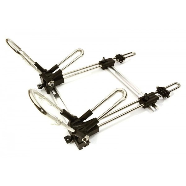 Integy 1/10 Size Roof Mount 2-Bike Rack for Trail Crawler