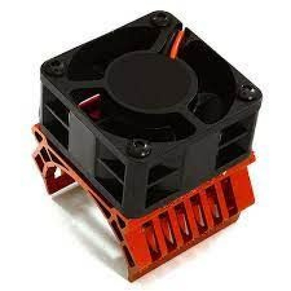 Integy 36mm Motor Heatsink+40x40mm Cooling Fan 17k rpm for Most 1/10 On-Road & Off-Road