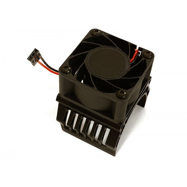 Integy 42mm Motor Heatsink+40x40mm Cooling Fan 17k rpm (1/10 Summit & E-Revo)