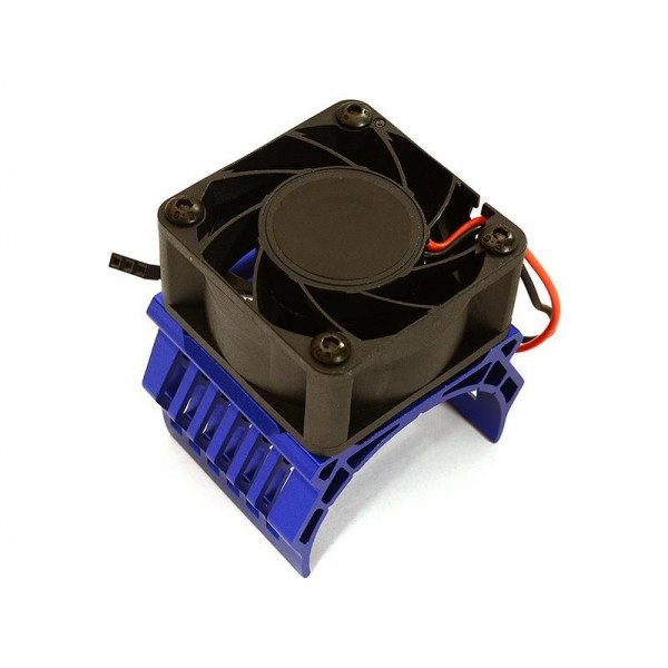 Integy 42mm Motor Heatsink+40x40mm Cooling Fan 17k rpm for 1/10 Summit & E-Revo
