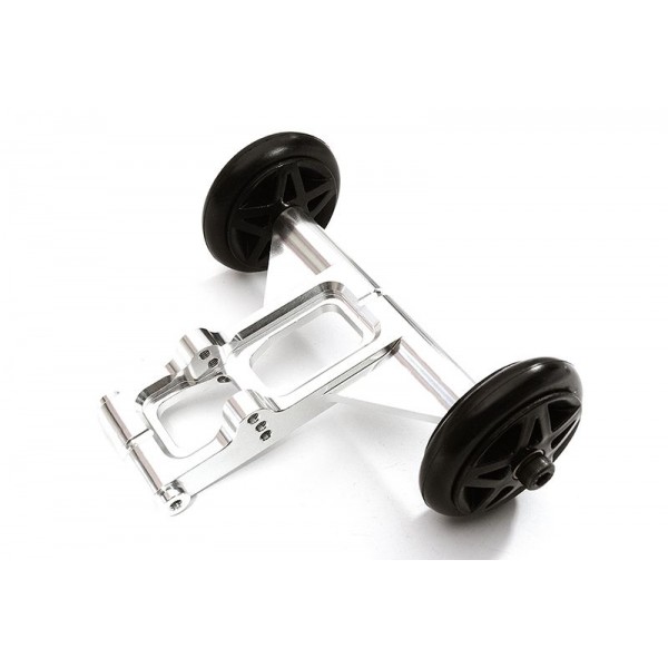 Integy Billet Machined Wheelie Bar Set, Silver (1/8 Kraton 6S BLX)