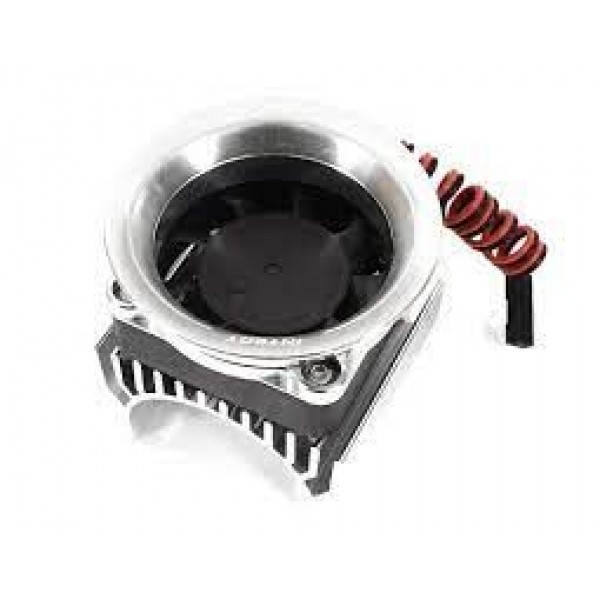 Integy 36mm Motor Heatsink + 40x40mm Fan w/ Intake Ram Funnel for Most 1/10 RC Crawler