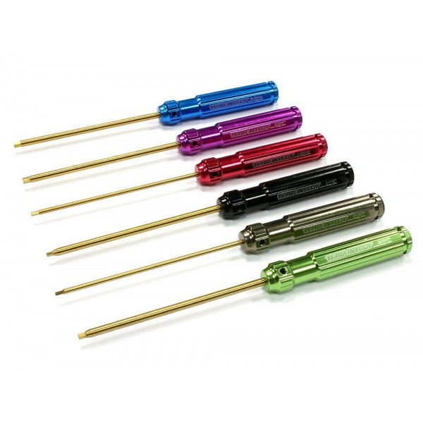 Integy Ti-Nitride Allen Hex Wrench Standard & Metric Set (6pc)