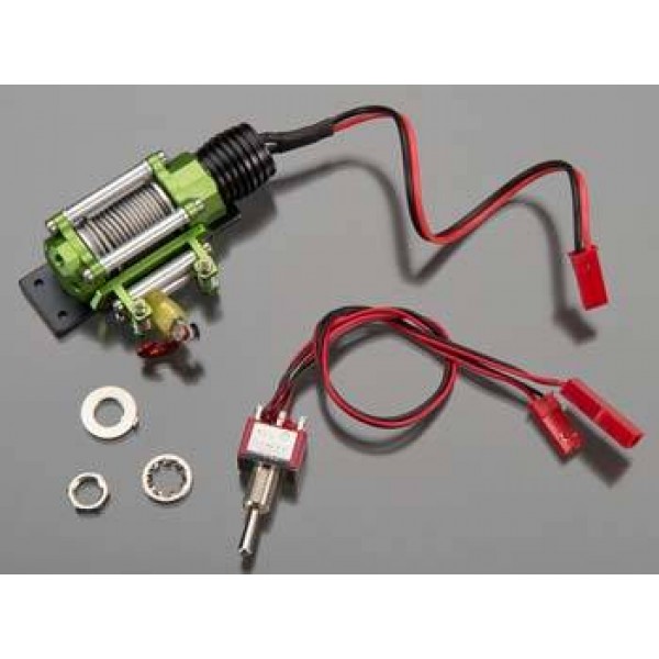 C24659GREEN Realistic Power Winch 1/10 Rock Crawler