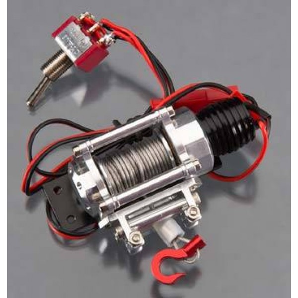 C24659SILVER Realistic Power Winch 1/10 Rock Crawler