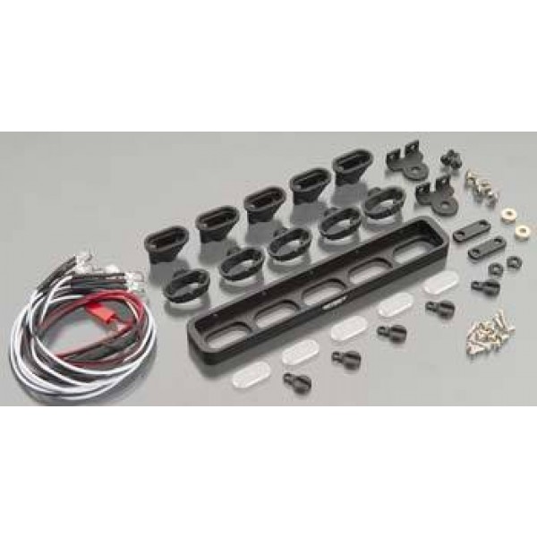 C25138BLACK T4 Adjustable Spot Light Bar (5) w/LED 1/10