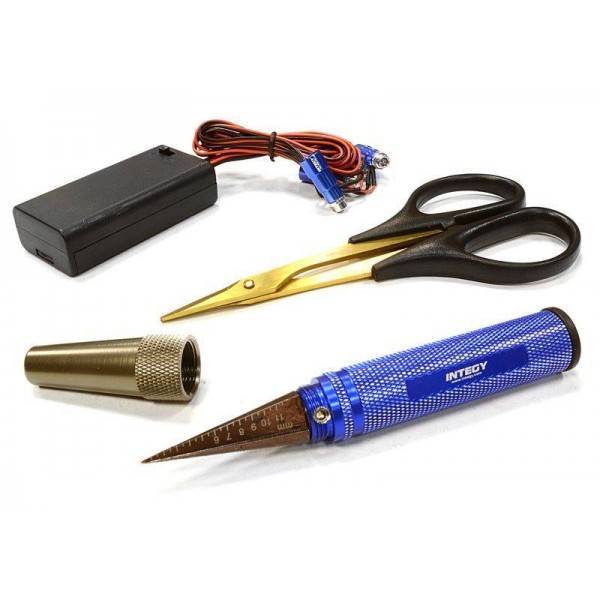 UNIVERSAL PLASTIC R/C BODY MOUNTING HOLE, CUT & TRIM TOOL KIT