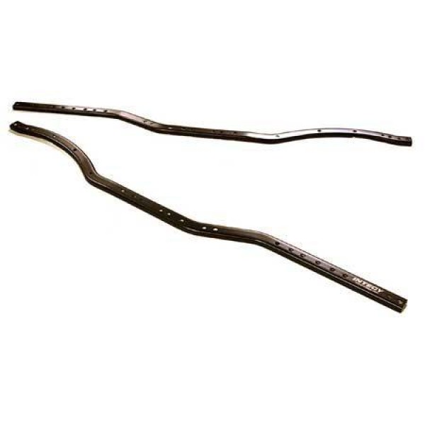 Integy Replacement Chassis Rail Set, Black for SCX10 II (2)