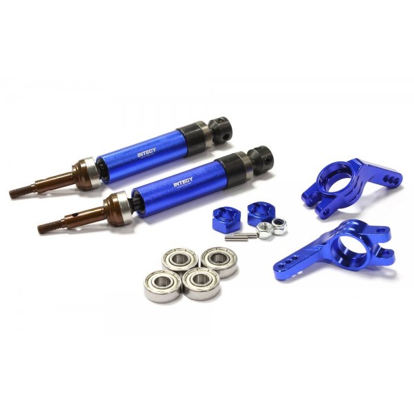 T8183BLUE HD 6mm Wheel Axle Conversion 1/10 Stampede 2W