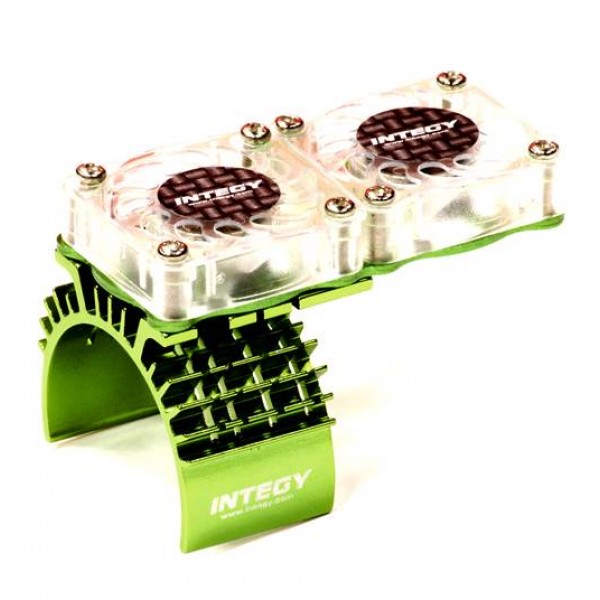 T8534GREEN Motor Heatsink+Twin Cooling Fan 1/10 Slash