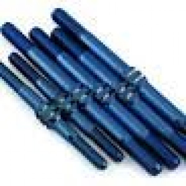 J&T Bearing Co Tekno NB48 2.1/EB48 2.1 Titanium "Milled" Turnbuckle Kit (Blue)