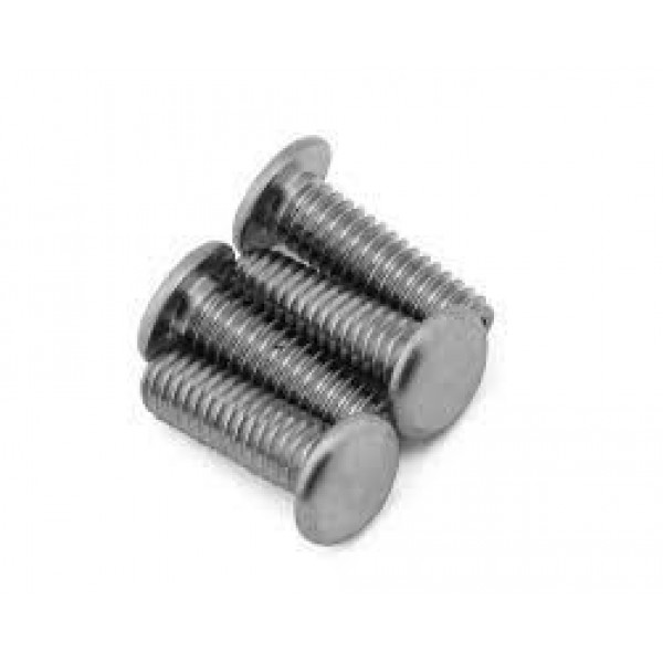 J&T Bearing Co 4x12mm Premium Flat Titanium Droop Screw Set