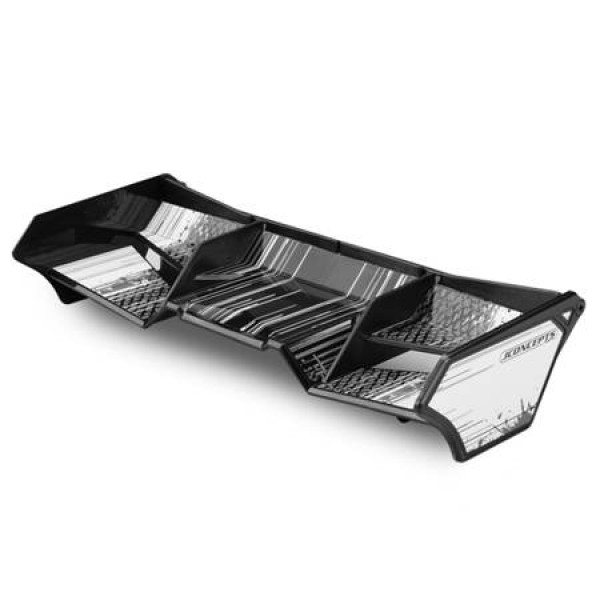 JConcepts Finnisher 1/8 Off Road Wing with Gurney Options, Black