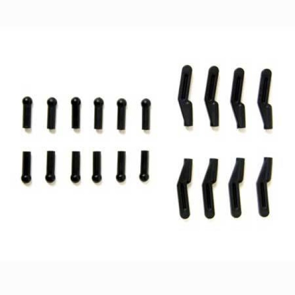 JConcepts 1/10 Ball Cups, Black (20)