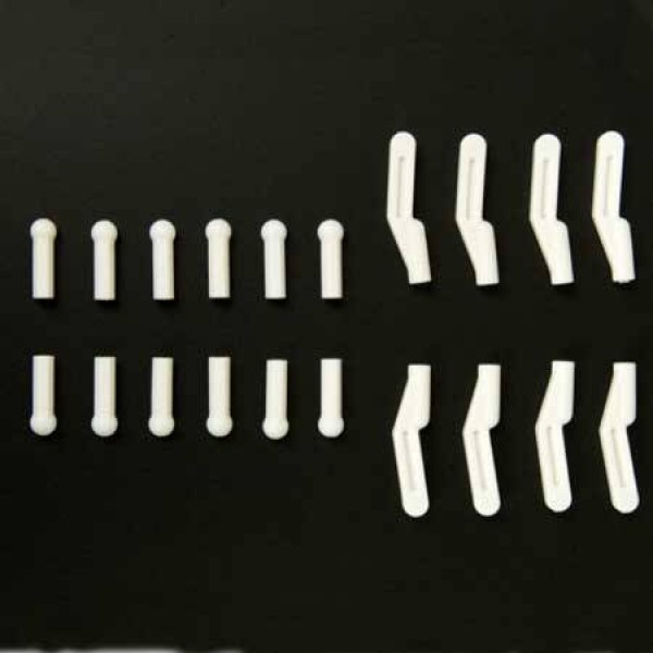 JConcepts 1/10 Ball Cups, White (20)