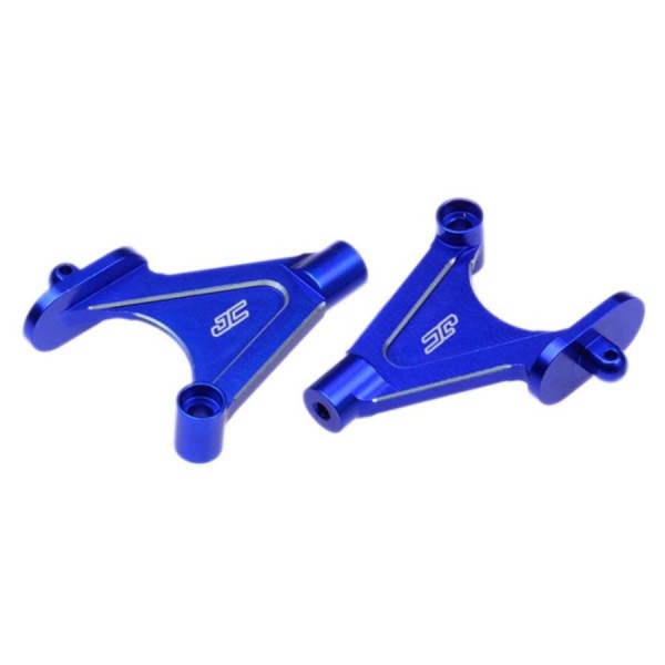 JConcepts Blue Aluminum Wing/Body Mount Set (B4.1/T4.1) (2)