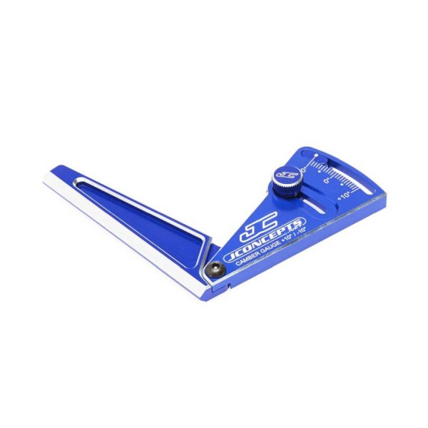 Aluminum Camber Gauge 85mm, +10 to -10 Degrees, Blue