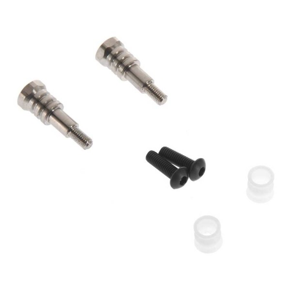 JConcepts B6/B6D Fin Long Titanium Shock Standoffs with Bushing