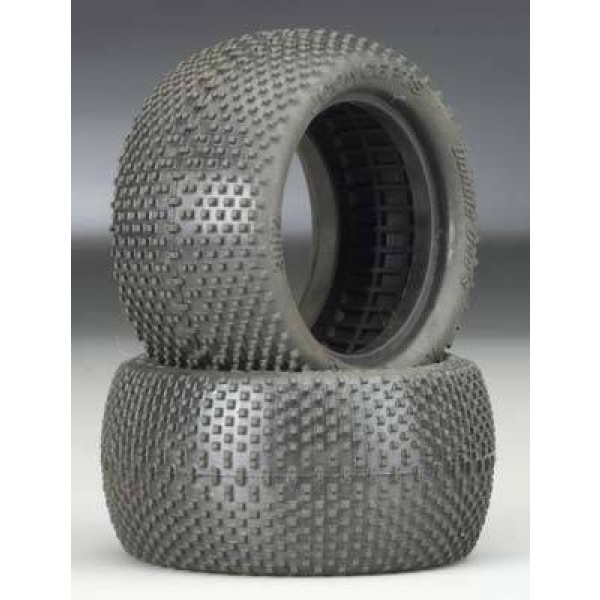 JConcepts 2.2" Double Dee's Rear Buggy Tires (hard clay) (2)