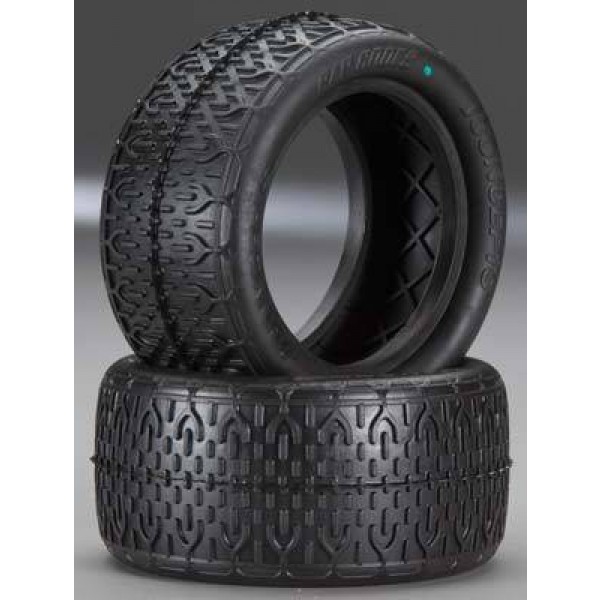 JConcepts Bar Codes 2.2" Buggy Rear Tires (Green) (2)