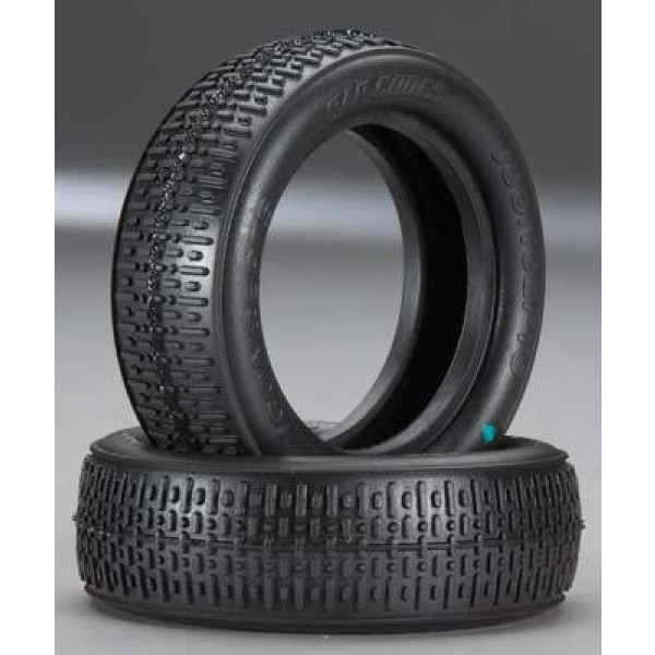 3017-02 Bar Codes 2.2 Buggy Front Tire, Green (2)